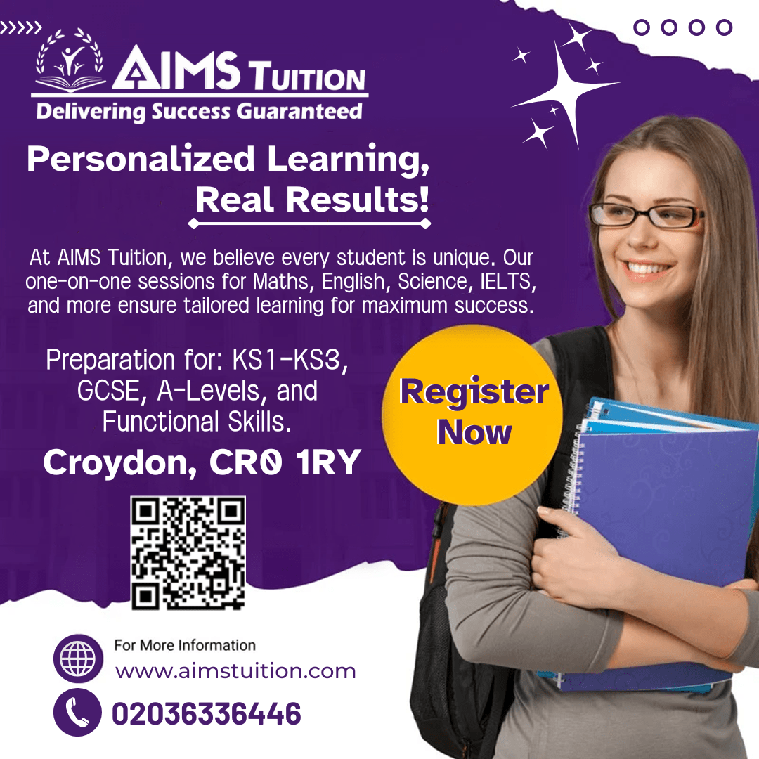 AIMS Tuition: The #1 Tuition Centre in Croydon