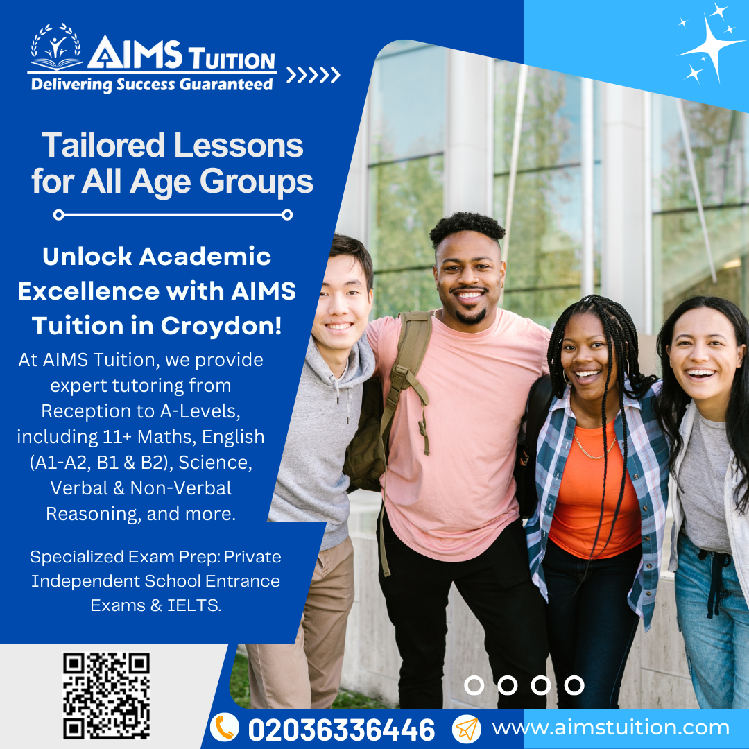 Unlock Academic Excellence with AIMS Tuition in Croydon!