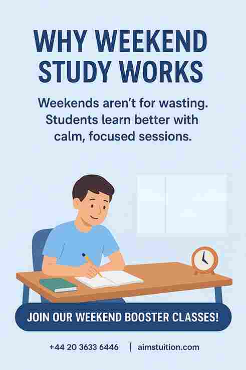 Why Weekend Study Works — The Secret Behind Consistent Student Success