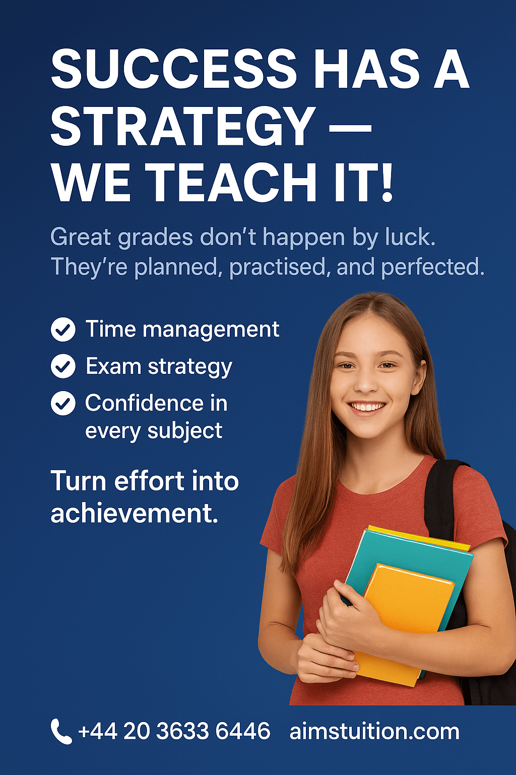 Success Has a Strategy — We Teach It!