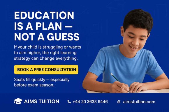 Education Is a Plan — Not a Guess: Why Croydon Parents Choose Aims Tuition