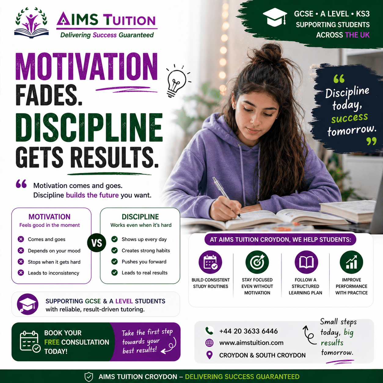 Why Habit Beats Hype for Your GCSEs Croydon & South Croydon