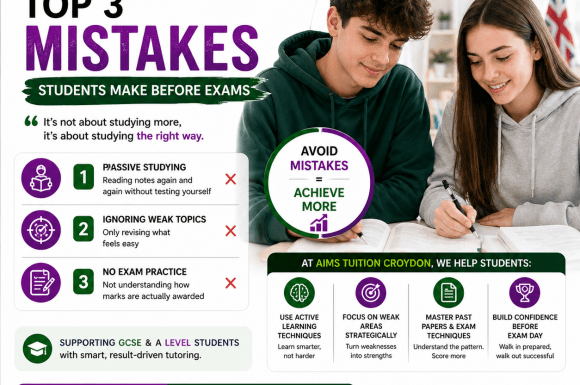 Top 3 Mistakes Students in Croydon & South Croydon